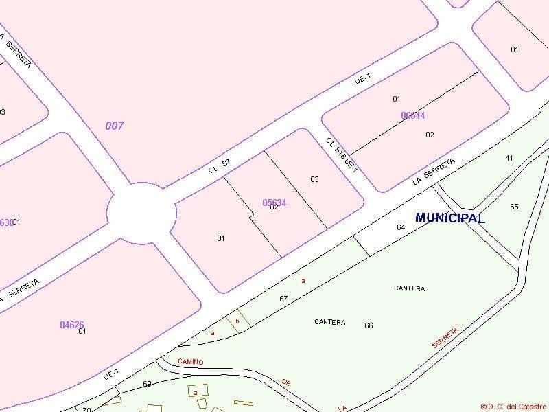 100,00% pleno dominio URBANA.PARCELA M-8B delPlan Parcial La Serreta UE-1 del término municipal de La Nucía. Parcela de dos mil novecientos sesenta y uno metros con cincuenta y cinco decímetros cuadrados -2.961,55 m2- de superficie y dos mil novecien - Imagen 1