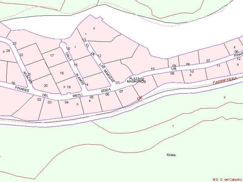 LOTE ÚNICO : Finca registral 4628 de TIBI, Código Registral Unico 03011000609350, cuya descripción, titularidad y cargas vigentes, son las siguientes: DESCRIPCION: URBANA. PARCELA DE TERRENO sita en el término municipal de Tibi, número ciento siete d - Imagen 1