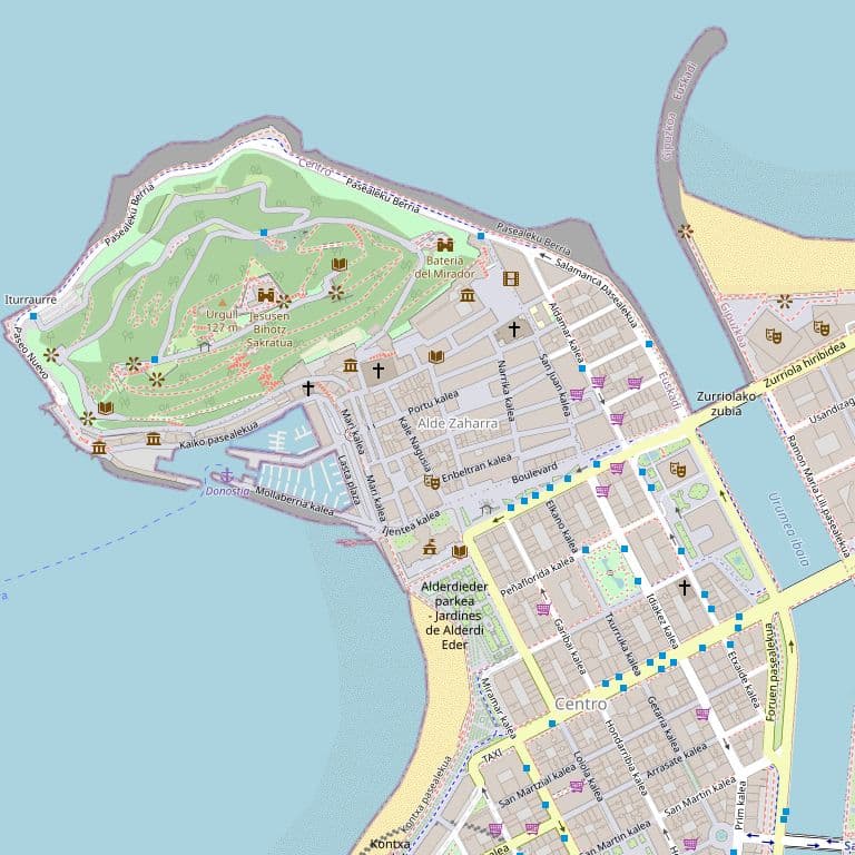 URBANA. - PLANTA BAJA DE LA DENOMINADA VILLA EUFEMIA, RADICANTE EN BUENAVISTA ALZA, EN ESTA CIUDAD DE SAN SEBASTIÁN. La casa ocupa una superficie solar de setenta y dos metros cuadrados y el terreno libre que circunda la finca tiene trescientos dieci - Imagen 1