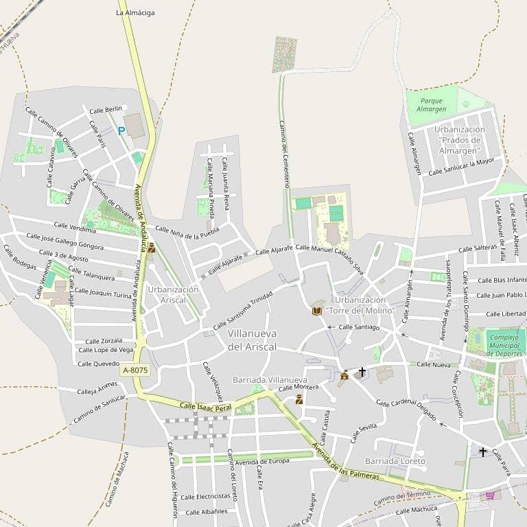 -URBANA NÚMERO DOS. Vivienda pareada con la anterior en Villanueva del Ariscal situada en la calle Nuestra Señora de las Nieves, número 8. Tiene una superficie total construida en dos plantas de ciento dieciocho metros con noventa y seis decímetros c - Imagen 1