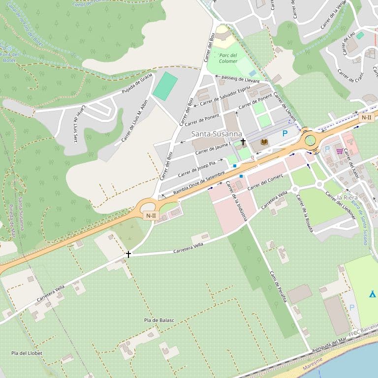 DESCRIPCIÓN: 1. URBANA: VIVIENDA UNIFAMILIAR, sita en término de Santa Susana, provincia de Barcelona, con frente al Carrer Ponent, número 15; consta de PLANTA SÓTANO destinada a garaje, de superficie construida setenta y dos metros venitidós decímet - Imagen 1