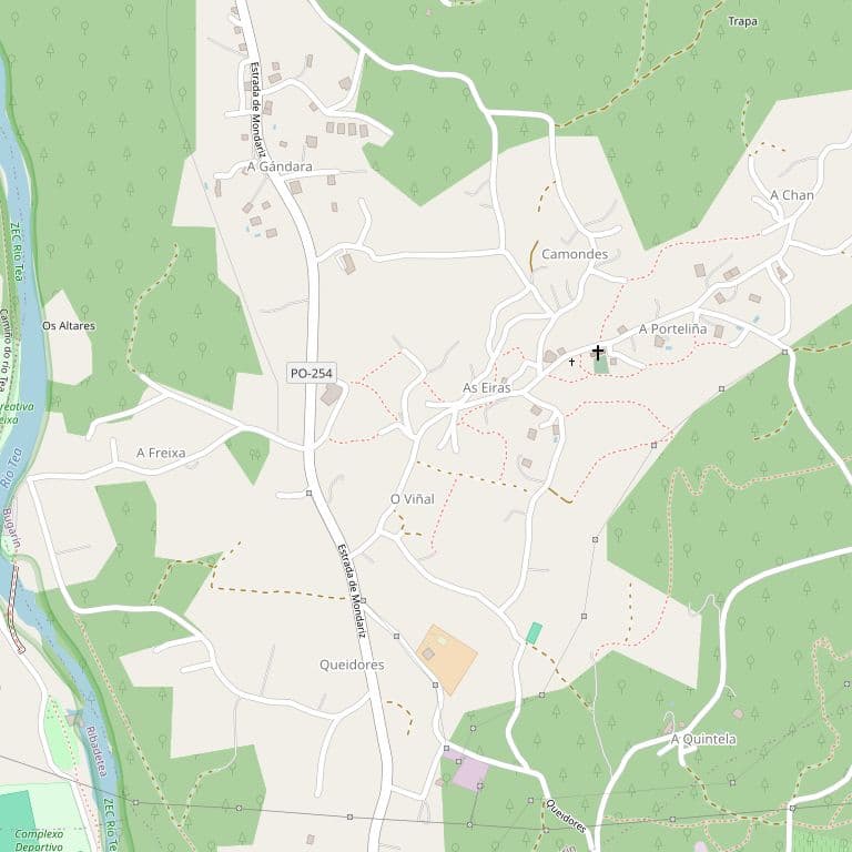 URBANA. DEPARTAMENTO NÚMERO CATORCE. Vivienda señalada con la letra A en la tercera planta alta del bloque A de un complejo urbanístico sito en el municipio de Ponteareas, Avenida Fernández de la Mora y calle Gabino Bugallal, con acceso desde la Aven - Imagen 1