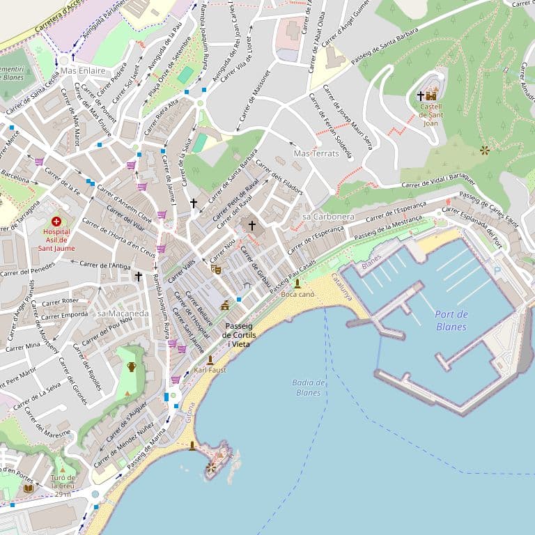 URBANA. NUMERO ONCE.- Vivienda en la planta SEGUNDA en alto, puerta TERCERA, del edificio en construcción, sito en Blanes, calle Pablo Neruda, sin número, esquina a la Avenida de Cataluña, con acceso por la primera nombrada. Ocupa una superficie útil - Imagen 1