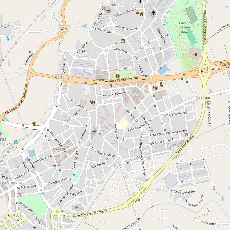 Parcela situada en Arauz, del término municipal de Telde, distinguida con el número P-14. Mide dos mil trescientos noventa y un metros cuadrados. Linda: Norte, con Calle 0 del Proyecto, Sur, con calle 12 del Proyecto, Este, con calle 9 del Proyecto¿ - Imagen 1