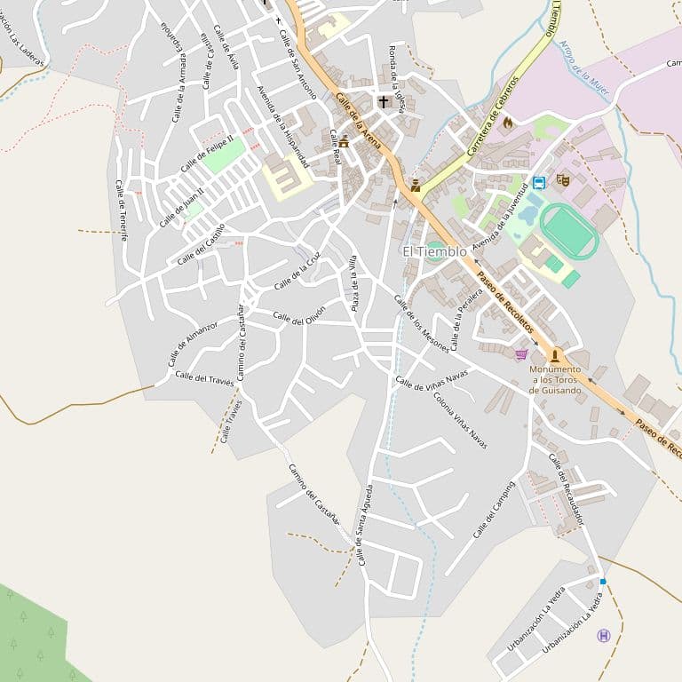 URBANA: Parcela de terreno en término de El Tiemblo, señalada con el número 694 del plano parcelario de la urbanización “El Pinar de la Atalaya”; de superficie quinientos un metro cuadrado. Linda: Norte, en línea recta de dieciocho metros, parcela 69 - Imagen 1