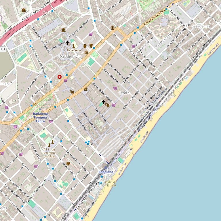 URBANA, Número CATORCE. PISO TERCERO, PUERTA SEGUNDA, de la casa sita en Badalona, calle Autonomía, número ciincuenta y ocho, antes General Solchaga, sin número, y en la actualidad calle DEMOCRACIA, número CINCUENTA Y OCHO; de superficie sesenta y do - Imagen 1