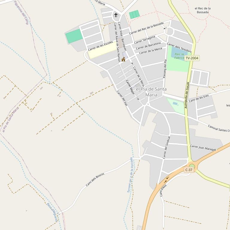 Dades registrals: 1. URBANA. SOLAR, situat al Pla de Santa Maria, carrer Lleida, número u, de cabuda total sis-cents trenta -quatre metres quadrats, dins la qual hi ha contruiït un EDIFICI de dues plantes cobert en part de teula àrab i en part d'ural - Imagen 1