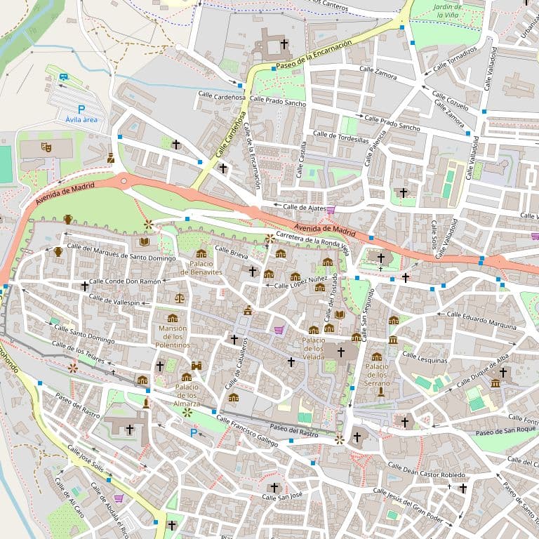 URBANA: SIETE.- Vivienda tercero derecha, situada en la planta tercera de la casa número once de la calle Virgen de Valsordo, en Avila, con entrada por la escalera común. Dispone de acometida de agua corriente y luz eléctrica. Tiene una superficie co - Imagen 1