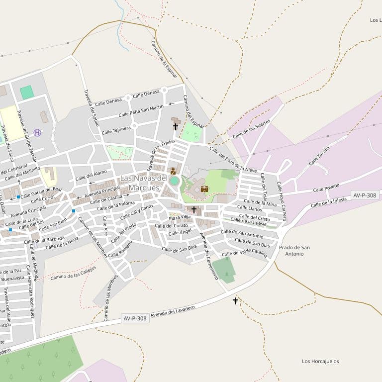 FINCA: En las Navas del Marqués (Ávila), Sector B. Colonia Estación, calle San Miguel, número 14. Urbana.- Parcela de terreno señalada con el número 64, de superficie 852 metros cuadrados. Linda: Norte, calle 9, entre mojones 38 y 71; Este, parcela 7 - Imagen 1