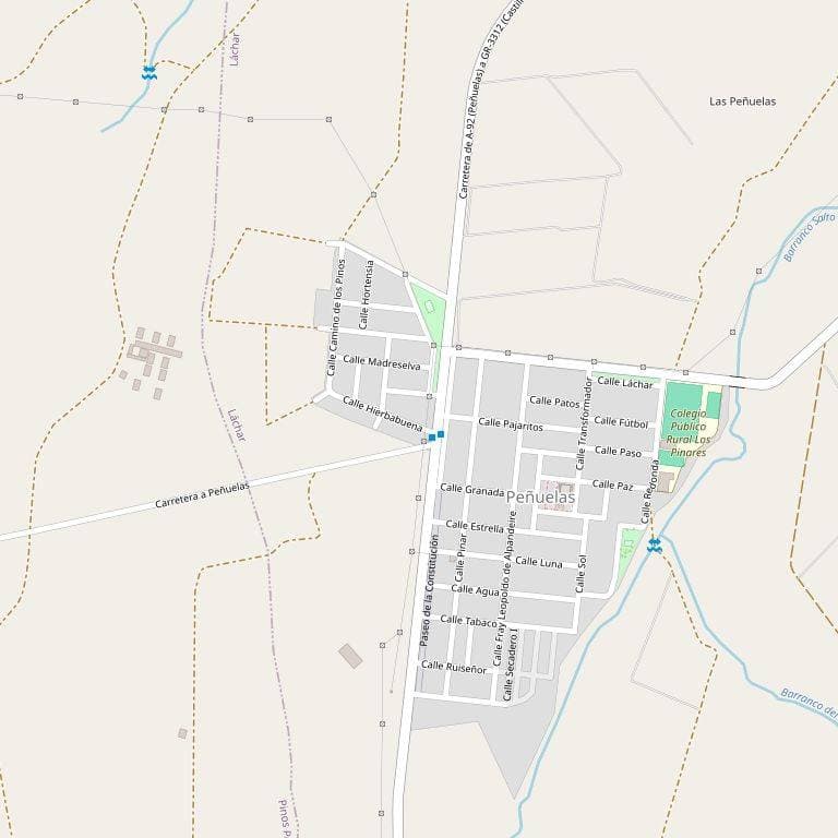 URBANA, CASA UNIFAMILIAR, en el anejo de Peñuelas, término de Láchar, en la c/ Estrella, demarcada con el número uno. Finca Registral nº 1240 de la localidad de Láchar, inscrita en el Registro de la Propiedad nº 2 de Santa Fe (Granada), al tomo 1.588 - Imagen 1