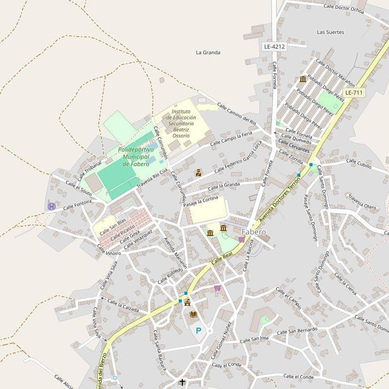URBANA.- Solar, sito en la calle Cubillo sin número, del pueblo y Ayuntamiento de Fabero. Tiene una superficie de cuatrocientos veinte metros cuadrados, hoy cuatrocientos cinco metros cuadrados. LINDA: Frente, calle de su situación o calle Cubillo, y - Imagen 1