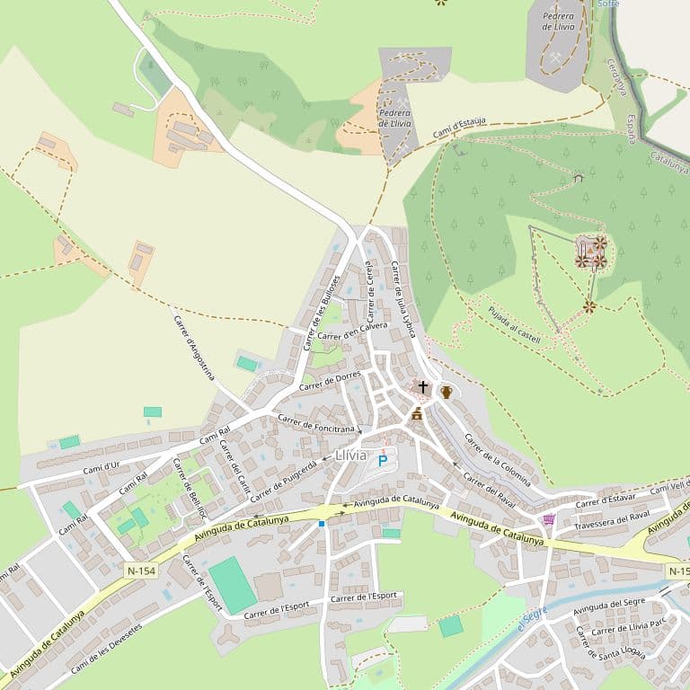URBANA. TRECE ENTEROS Y OCHENTA Y CINCO CENTESIMAS POR CIENTO (13'85%), de la finca registral 3.048, al folio 42 del libro 40º de Llívia, tomo 716 del Archivo, que forma el departamento UNO de edificio en Avenida Catalunya, 24, de Llívia, local en pl - Imagen 1