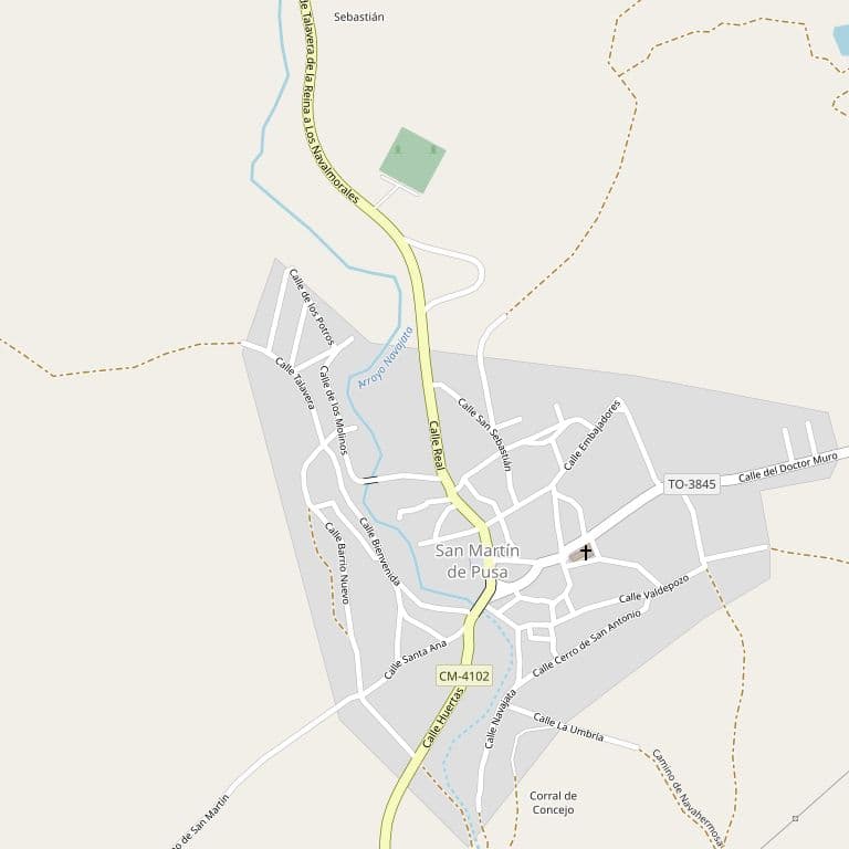 DESCRIPCION DE LA FINCA DE SAN MARTIN DE PUSA Nº 4296: URBANA: Solar en San Martín de Pusa, en la calle Barrio Nuevo sin número, con una extensión de ciento sesenta metros cuadrados. Linda: Derecha entrando, Adolfo Méndez Valero, izquierda, Victor Ac - Imagen 1