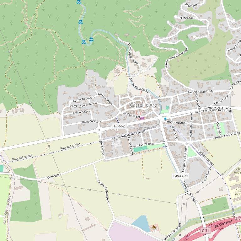 Porción de terreno, de superficie mil doscientos treinta y un metros, dieciocho decímetros cuadrados. Dicha porción está formada por la parcela número noventa y seis y parte de la número noventa y siete, de la Urbanización "Mas Ros", de Playa de Aro, - Imagen 1