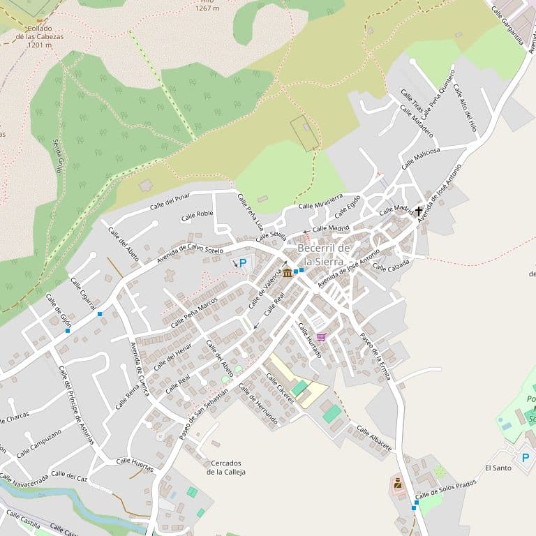 URBANA.-PARCELA NUMERO 1.-PARCELA DE TERRENO en término municipal de BECERRIL DE LA SIERRA, Madrid, el calle Cerro Grande, número 1ª (a los sitios conocidos como Tomillar y Redondilla y también Camino del Prado de la Mesa).La finca de referencia, est - Imagen 1