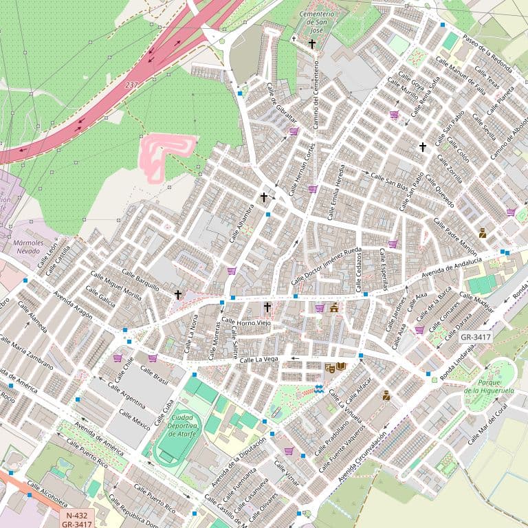 Registro de la propiedad nº 2 de Santa Fe, de la finca Nº 12:229: URBANA: VIVIENDA UNIFAMILIAR adosada, número catorce, situada en la zona urbanística "Los Carmenes", hoy calle Rio Tajo, número veintisiete, de Atarfe. Dentro del solar número Catorce, - Imagen 1
