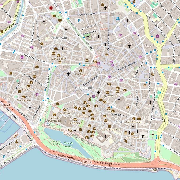 URBANA NÚMERO CUARENTA Y SIETE DE ORDEN vivienda letra G del piso tercero del bloque B, con acceso por la escalera que arranca del zaguán y paso señalado con el número 44 de la calle Lledoner del término de Palma de Mallorca, de cabida OCHENTA Y UN M - Imagen 1