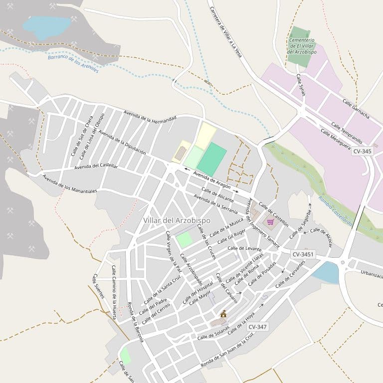 urbana en Villar del Arzobispo
