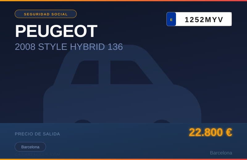 PEUGEOT 2008 STYLE HYBRID 136 (1252MYV) - Imagen 1