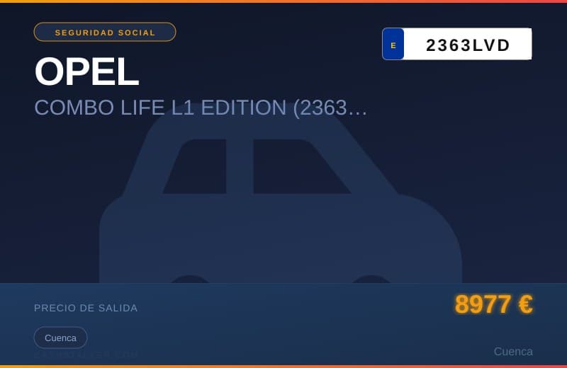OPEL COMBO LIFE L1 EDITION (2363LVD) - Imagen 1