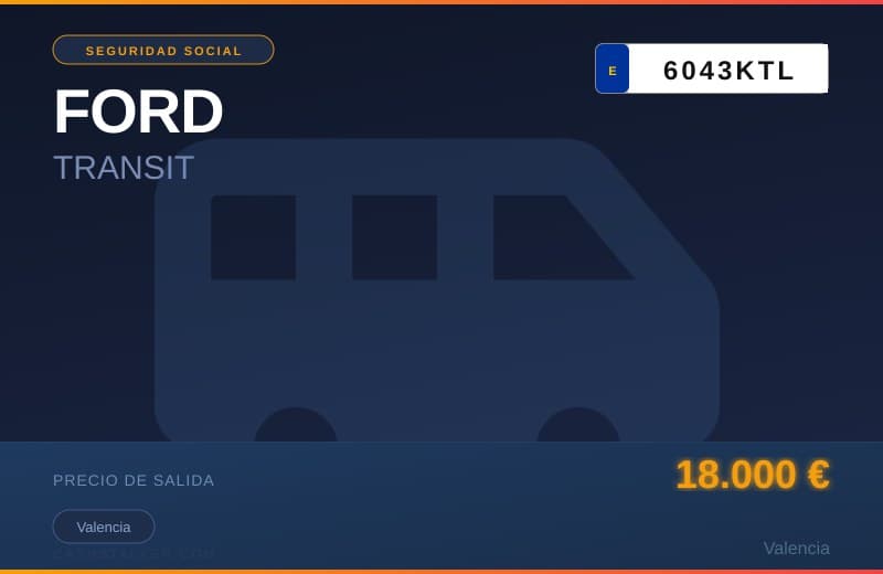 FORD TRANSIT (6043KTL) - Imagen 1