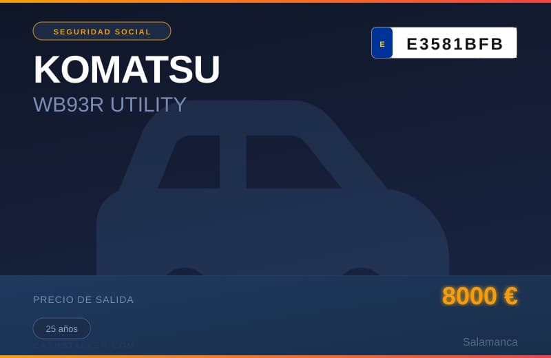 KOMATSU WB93R UTILITY (E3581BFB) - Imagen 1