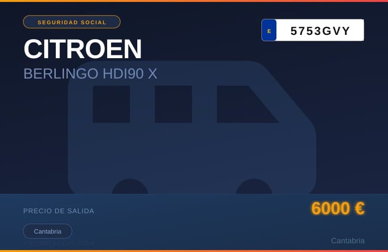 CITROEN BERLINGO HDI90 X (5753GVY) - Imagen 1