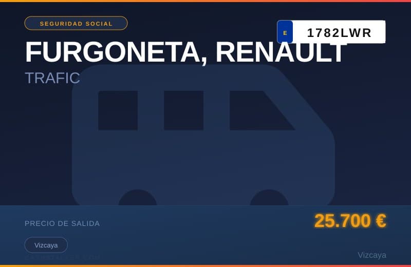 FURGONETA, RENAULT TRAFIC (1782LWR) - Imagen 1