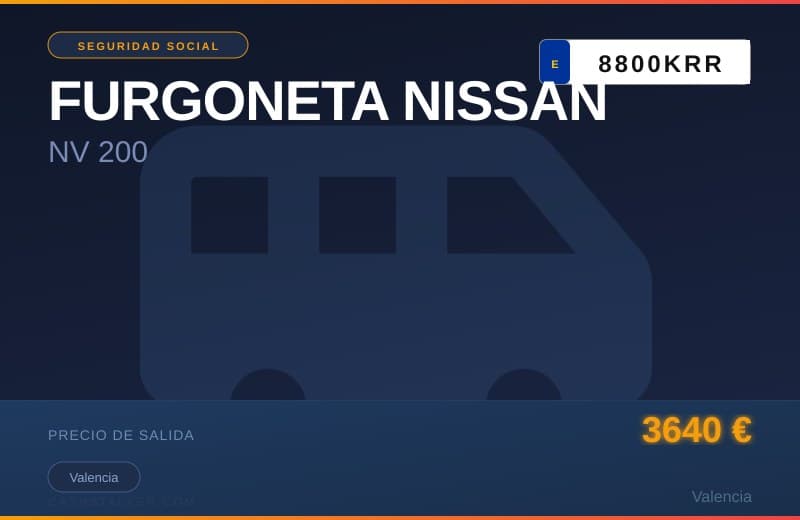 FURGONETA NISSAN NV 200 (8800KRR) - Imagen 1