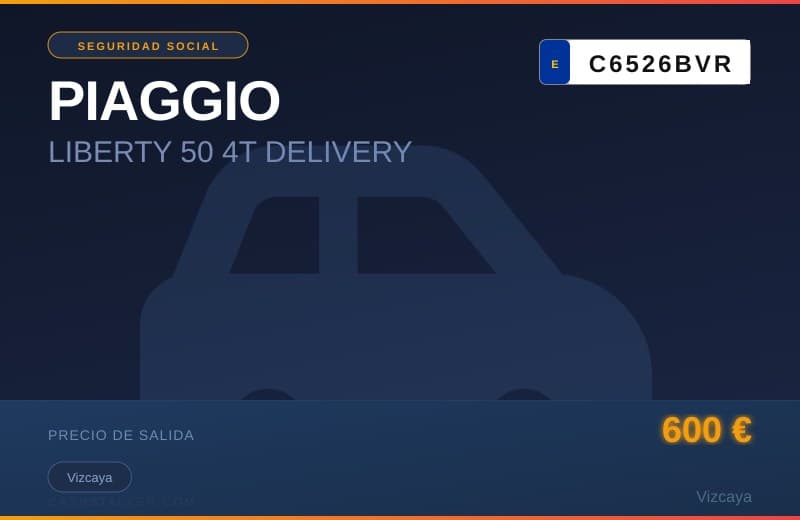 PIAGGIO LIBERTY 50 4T DELIVERY (C6526BVR) - Imagen 1