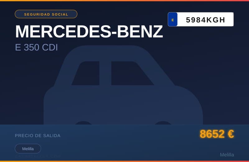 MERCEDES-BENZ E 350 CDI (5984KGH) - Imagen 1