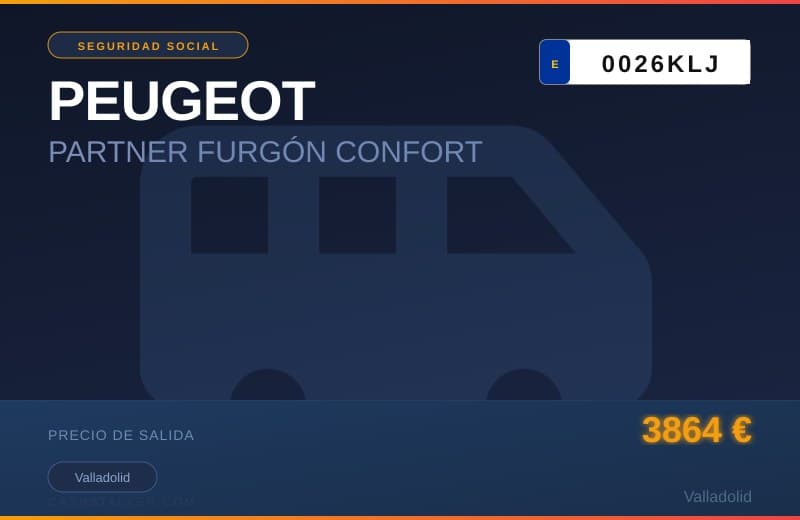 PEUGEOT PARTNER FURGÓN CONFORT (0026KLJ) - Imagen 1