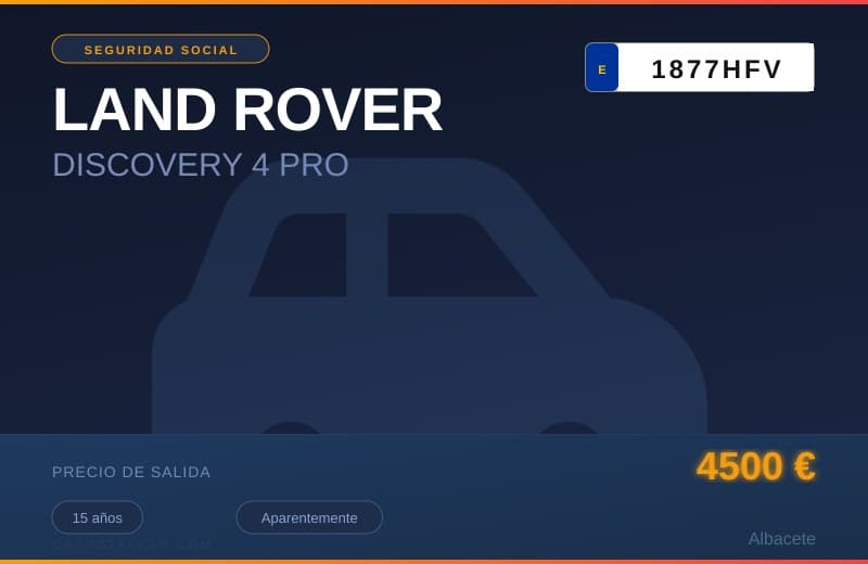 LAND ROVER DISCOVERY 4 PRO (1877HFV) - Imagen 1