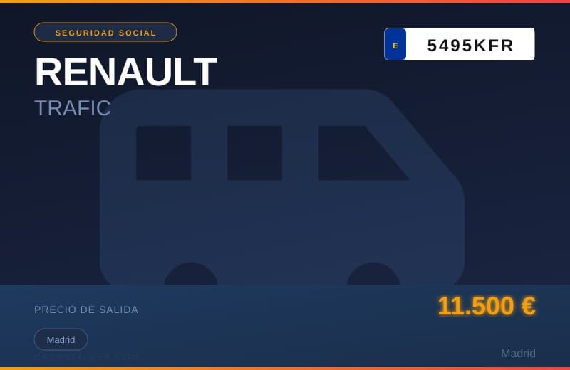 RENAULT TRAFIC (5495KFR) - Imagen 1