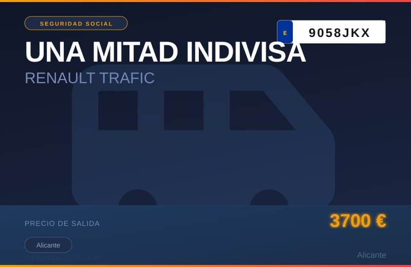 UNA MITAD INDIVISA RENAULT TRAFIC (9058JKX) - Imagen 1