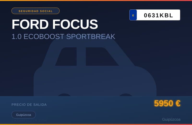 FORD FOCUS 1.0 ECOBOOST SPORTBREAK (0631KBL) - Imagen 1