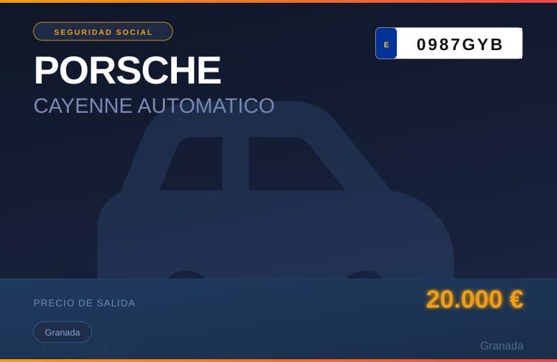 PORSCHE CAYENNE AUTOMATICO (0987GYB) - Imagen 1