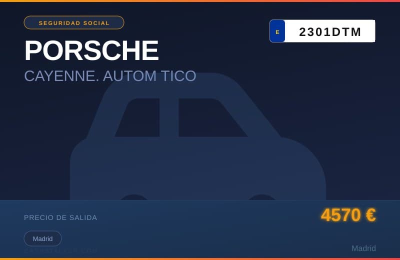 PORSCHE CAYENNE. AUTOM TICO (2301DTM) - Imagen 1