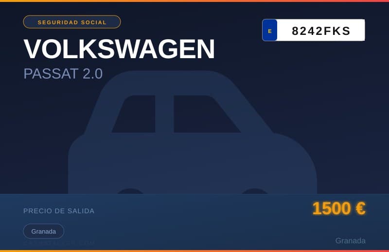 VOLKSWAGEN PASSAT 2.0 (8242FKS) - Imagen 1